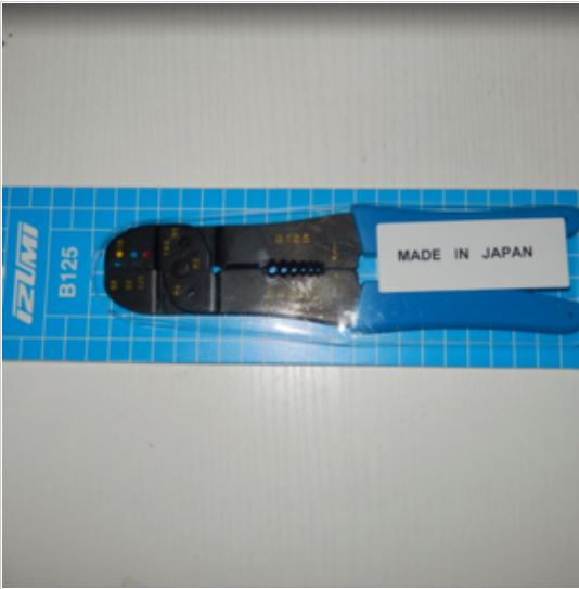 IZUMI日本泉精器手动压着工具端子压接钳B125刘15621198049