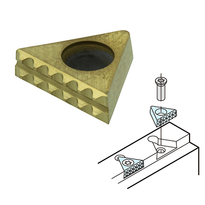 IMAO今尾夹具三角形齿面压块(钢铁用)TRIG-STD