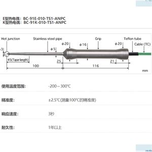 ANRITSU安立计器温度计BC-91-010-TS1-ANPC