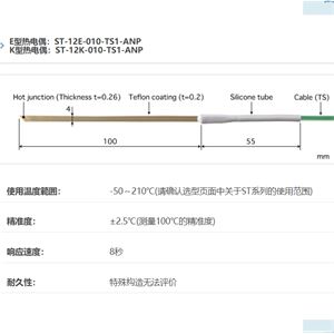 ANRITSU安立计器温度计贴片式多用途温度传感器ST-12-010-TS1-ANP