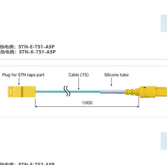 ANRITSU安立计器温度计STN系列延长导线STN-TS1-ASP