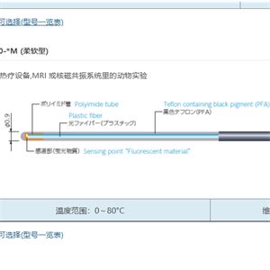ANRITSU安立计器温度计荧光式光纤温度计专用传感器FS600-*M (柔软型)