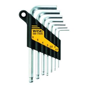WISE若穗田 SB-700S球头六角扳手套装１.５～６.０ｍｍ