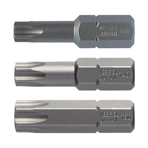 VESSEL威威手动工具工业用批头防盗 梅花批头A5