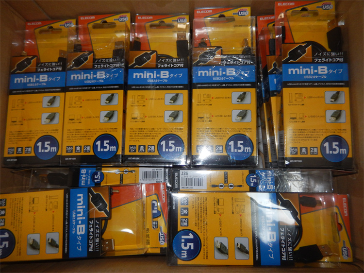 ELECOM宜丽客/数据线/USB转换线/转MINI/U2C-M20BK/U2C-BN20BK