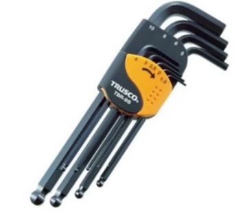 中山TRUSCO测量测试测绘工具六角扳手T​B​R​9​S