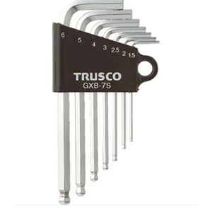 中山TRUSCO 圆头六角扳手套装 GXB-7S