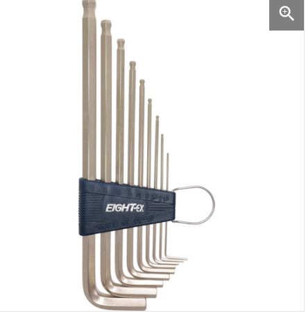 EIGHT百利内六角扳手套装TLS-9青岛平山技研刘15621198049