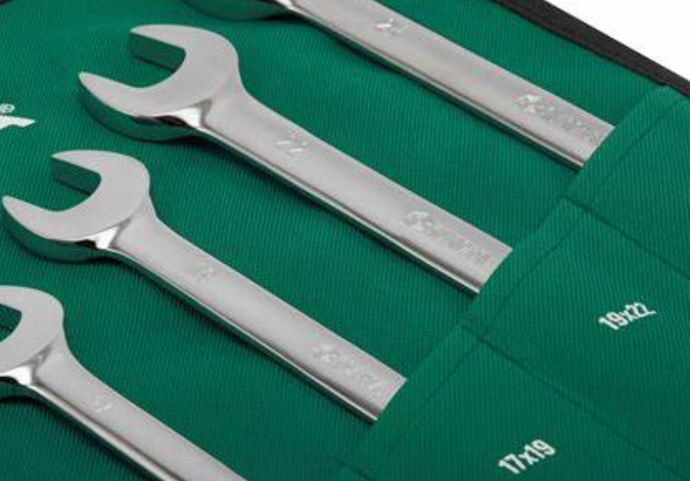 SATA世达工具双开口扳手呆扳手组套008009