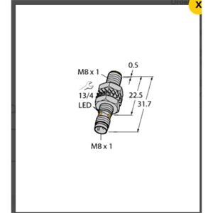 德国TURCK 电感式传感器 BI2-M08K-AN6X-V1131