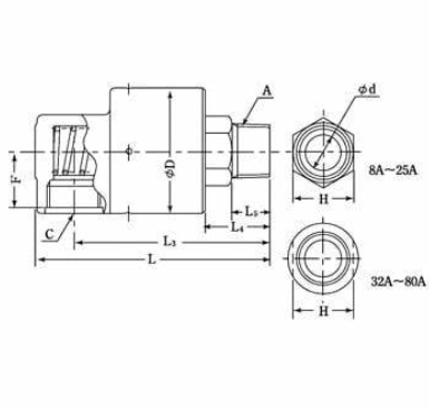 SGK昭和技研接头RXE1025RH