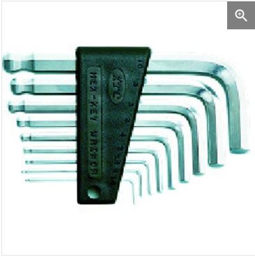 KTC京都内六角扳手套装HLD2009青岛平山郭-158-54210565