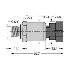 TURCK德国图尔克 压力变送器 PT010R-1104-I2-AMPS1.5