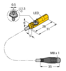磁感应传感器   BIM-UNT-AP6X-0.3-PSG3S3GD.jpg