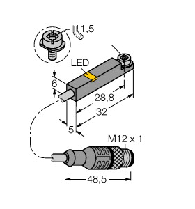 TURCK德国图尔克 磁感应传感器 BIM-INT-Y1X-H1141