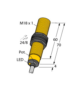 TURCK德国图尔克 电容式传感器 BCE5-S18-AN6X