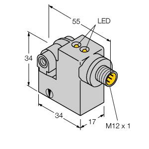 TURCK德国图尔克 磁感应传感器 BIM-IKM-AP6X2-H1141/S34