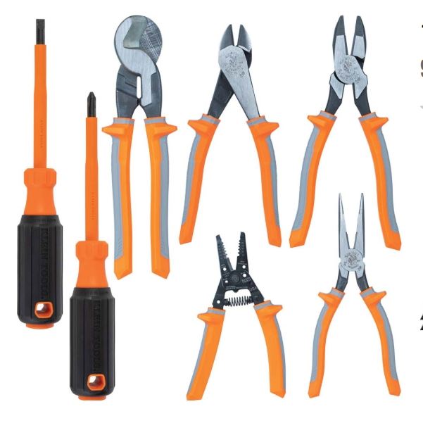 美国Klein 绝缘手动工具和手工具套装 9421R