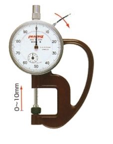 PEACOCK孔雀尾崎H-1A厚度百分表详询  关15908970566