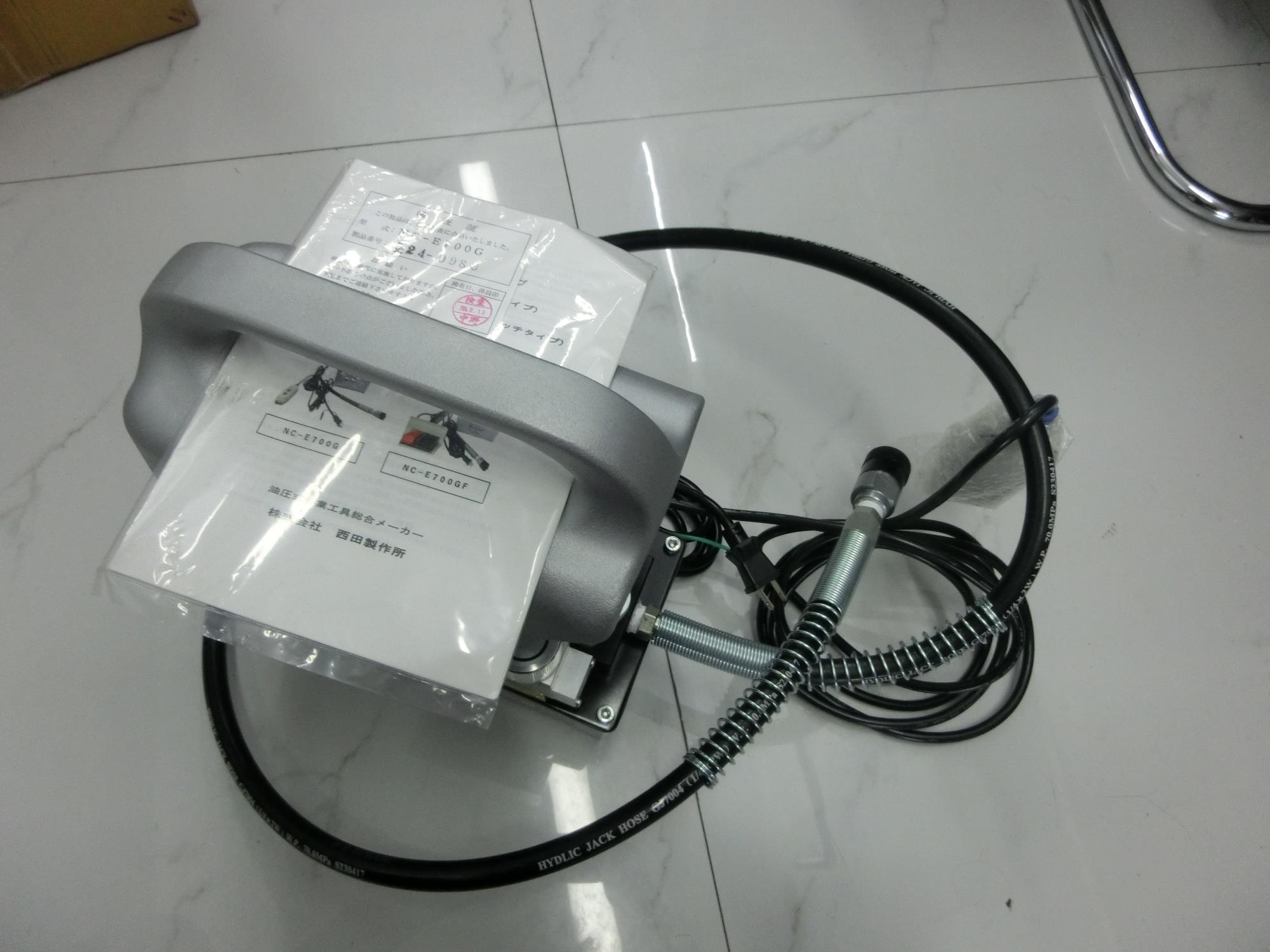 NISHIDA日本西田NC-E700GF電動単動式油泵（带脚踏）