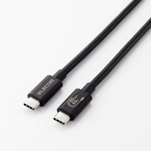 ELECOM宜丽客代理USB4-V2CC10NBK数据线电缆售后15655134803