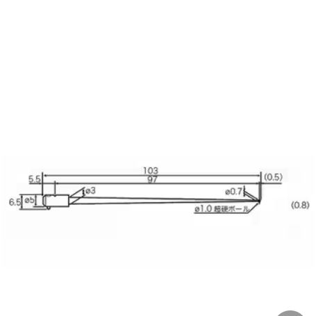ACCRETECH东京精密圆度仪测针EM46000-S301青岛平山郭15854210565