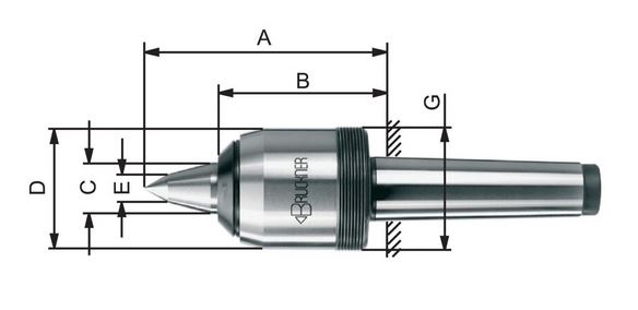 ORION  旋转定心尖头 22128040
