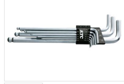 KTC京都机械球头 L 形长六角扳手HL259SP详询  关159-0897-0566