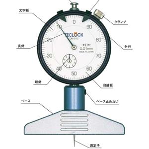 日本进口TECLOCK得乐数显深度计DMD-210A荆