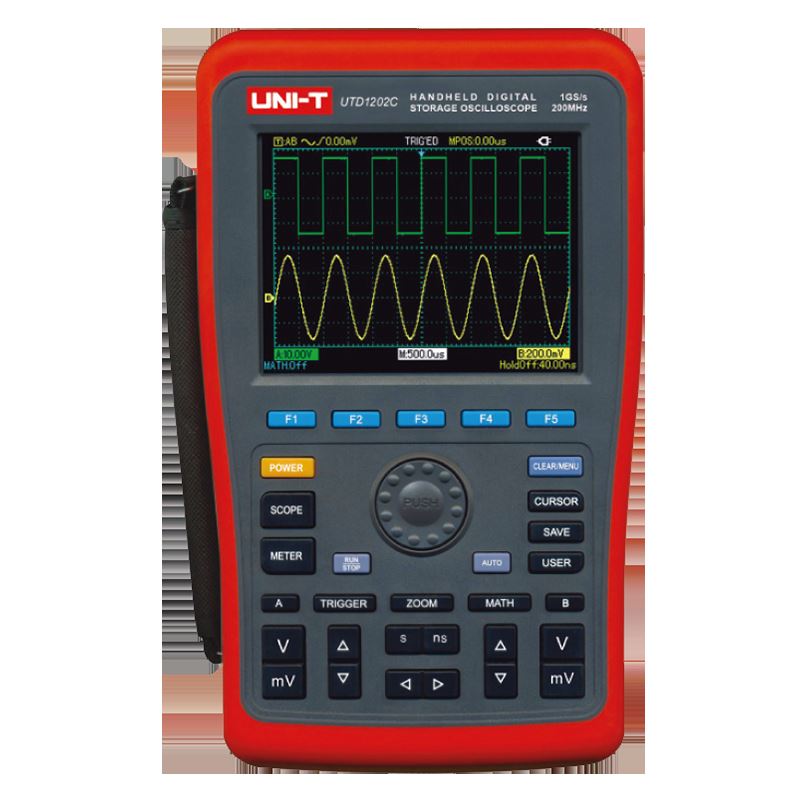 UNI-T优利德 易操作旋钮手持式数字存储示波器UTD1000C系列