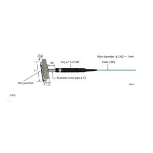 日本 ANRITSU安立計器   移动钢丝用温度传感器  MW-31E-TC1-ANP