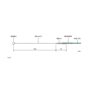 日本 ANRITSU安立計器    液体・半固体用内部温度传感器  BS-91E-010-TS1-ANP