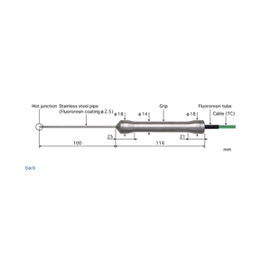 日本ANRITSU安立計器 食品用内部温度传感器 BC-22E-010-TC1-ANPC