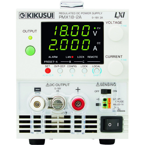 日本KIKUSUI菊水PMX18-2A小型直流稳压电源