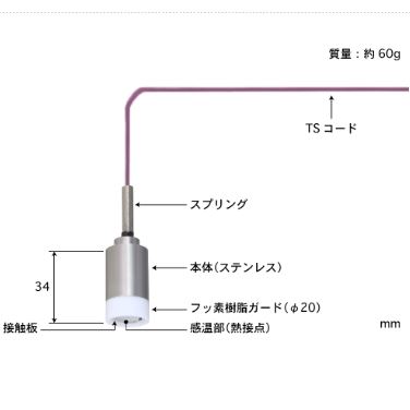 Anritsu安立计器自重型温度传感器热电偶WE-11K-TS1-ASP青岛平山郭-158-54210565