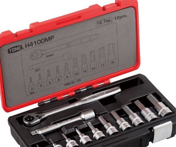 TONE前田H4100MP六角套筒扳手套装详询  关159-0897-0566