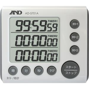 AND爱安德3通道定时器100小时型数显定时器 AD5701A 青岛平山技研刘15621198049