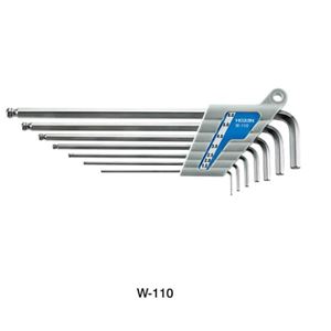 HOZAN宝三L型长柄球扳手组W-110