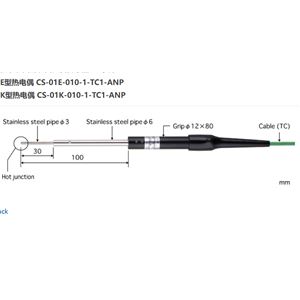 日本ANRITSU安立計器微小表面用表面温度传感器CS系列CS-01E-010-1-TC1-ANP