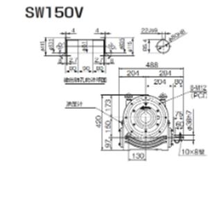 日本TSUBAKI椿本蜗杆强力驱动减速机SW150V40RF青岛平山技研刘15621198049
