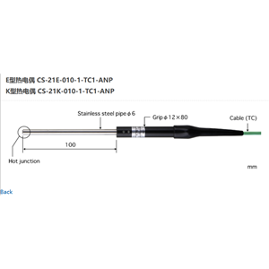 日本ANRITSU安立計器温度传感器CS-21E-010-1-TC1-ANP