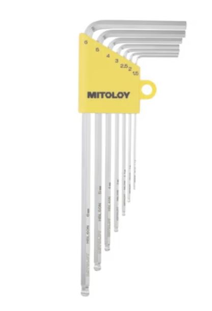 MITOLOY水户工机长型内六角扳手套装HBL700N详询  关159-0897-0566