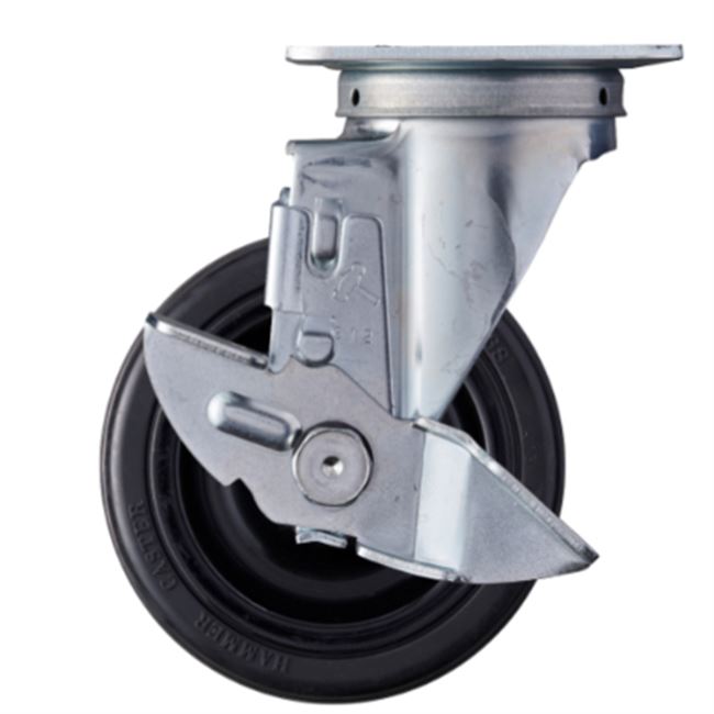 HAMMER哈玛橡胶脚轮 413S-CHR125TL 带制动器青岛平山技研刘15621198049