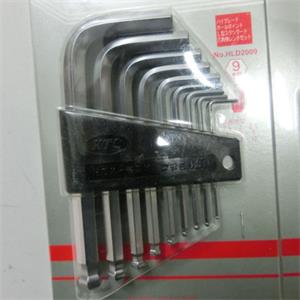 日本KTC京都机械HLD2009内六角球头扳手套装9根/套