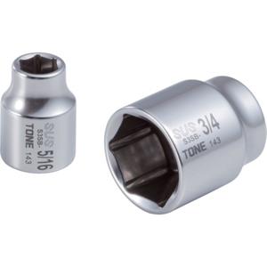日本TONE前田S3SB-10 SUS插座对边尺寸5/16英寸全长23mm