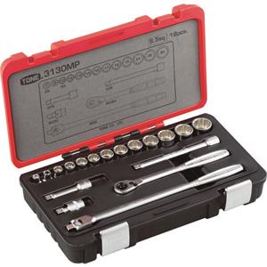 日本TONE前田3130MP插座扳手组插入角9.5mm18点组