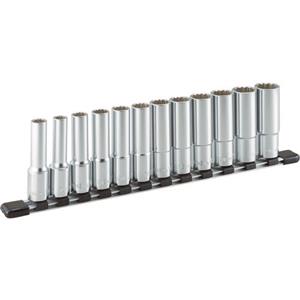日本TONE前田HDL412深套筒套件（12 角，带支架）12 件插入角度 12.7mm