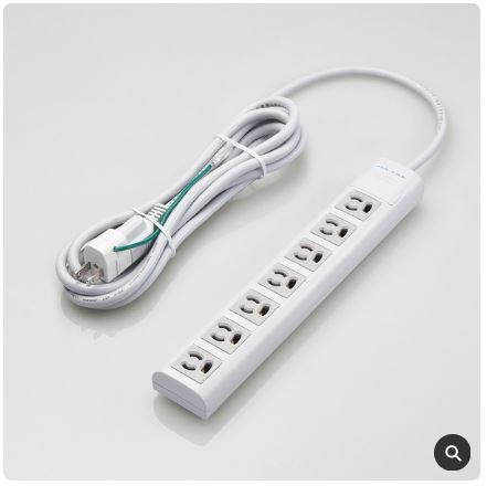 ELECOM宜丽客多孔插排T-Y053NDA青岛平山郭-158-54210565