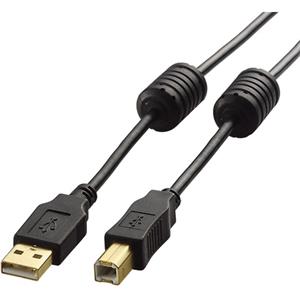日本elecom宜丽客U2C-BF50BK电缆USB 2.0 电缆 5.0m 黑色