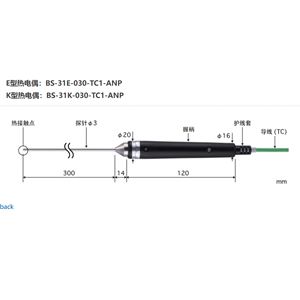 日本ANRITSU安立計器内部温度传感器BS-31E-030-TC1-ANP